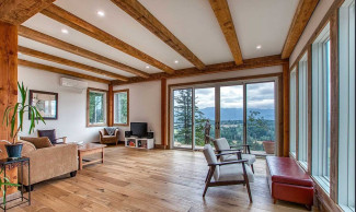 Living room architecture design Orcas Island Washington